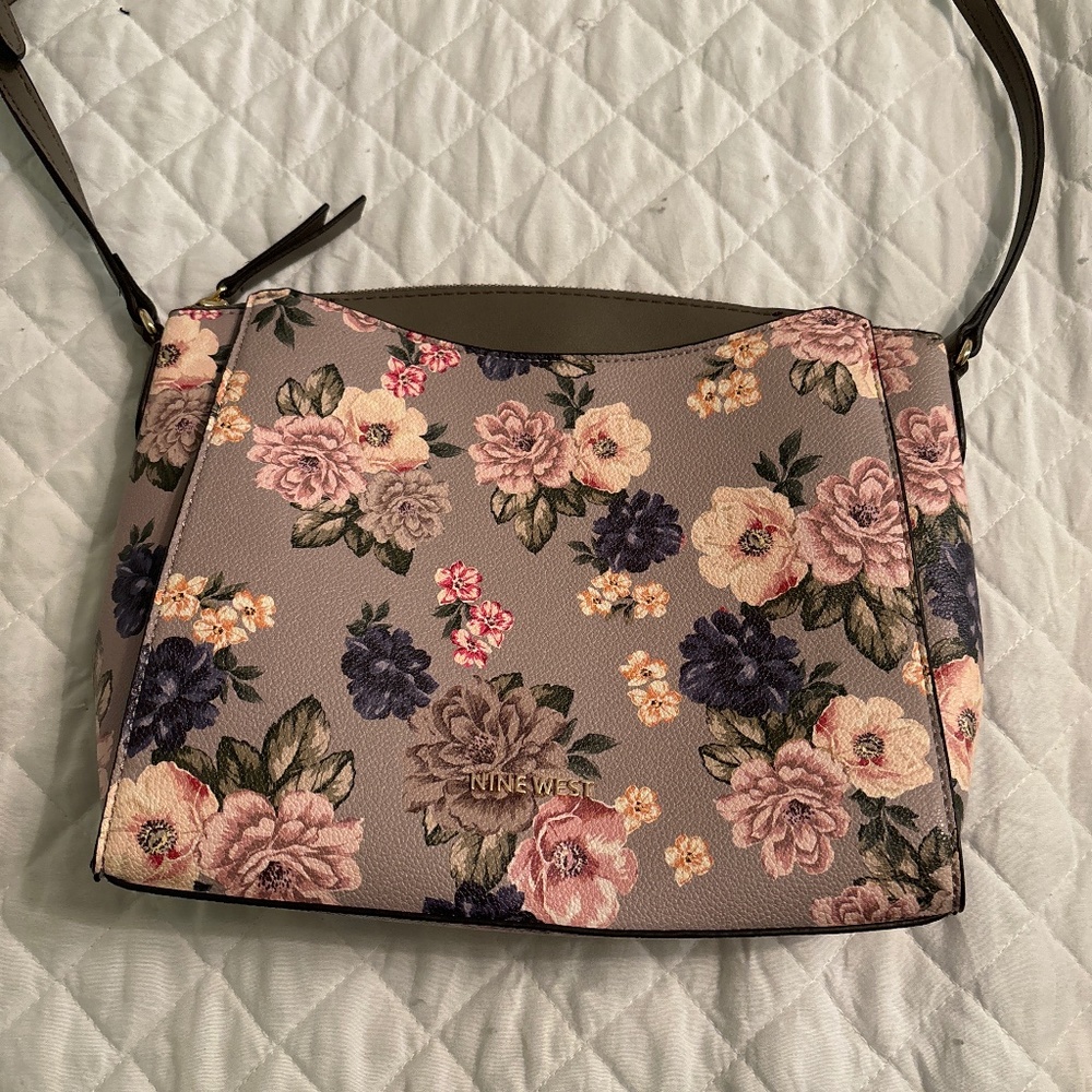 flower print handbag